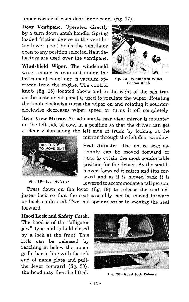 1956 Chevrolet Trucks Operators Manual Page 97